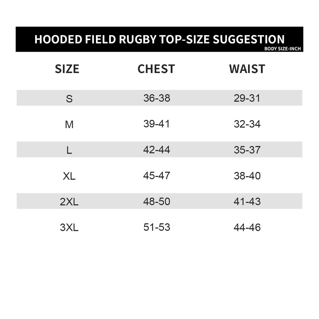 Black Field Rugby Hooded